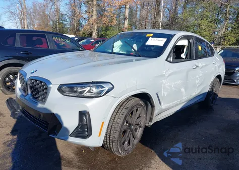 2022 BMW X4 xDrive30I z USA, uszkodzony, nr VIN 5UX33DT07N9L25561